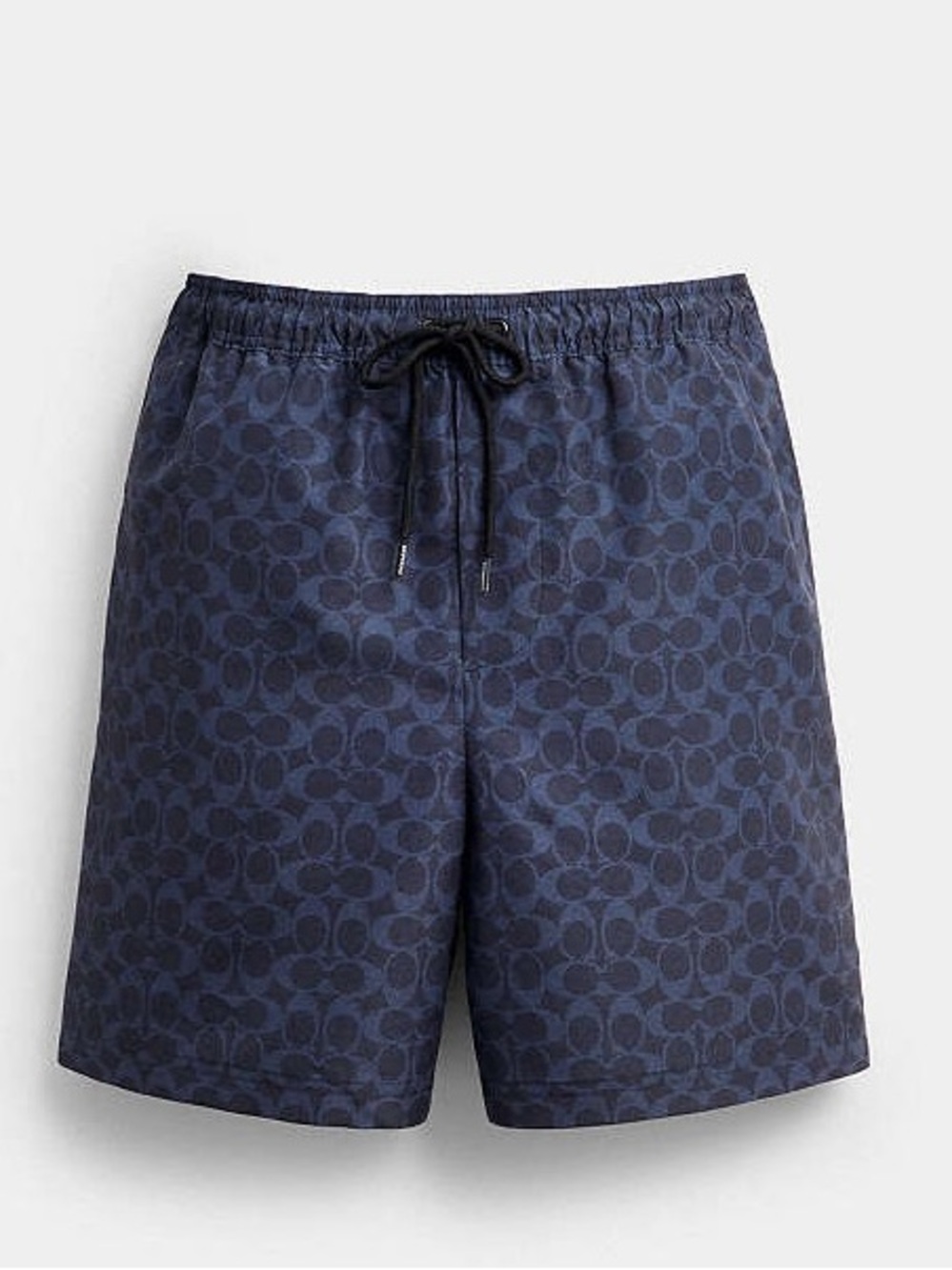 COACH SIGNATURE SWIM TRUNKS NAVY - XL